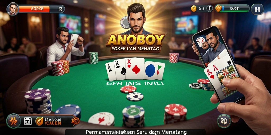 Tampilan gameplay seru ANOBOY yang penuh aksi.