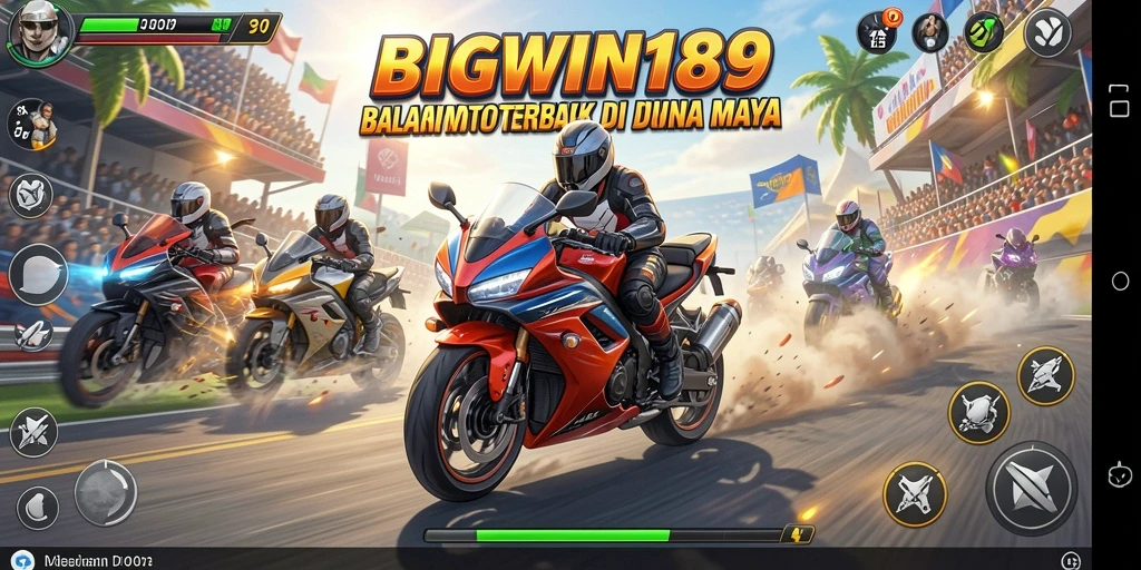 Gameplay memukau dalam balapan motor di BIGWIN189.