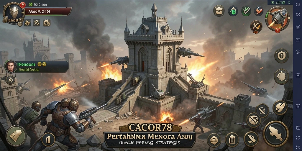 Tampilkan gameplay seru dan strategi Tower Defense di CACOR78.
