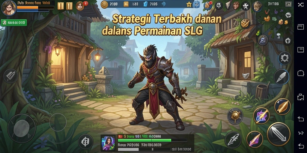 Tampilan gameplay epik dari DV188 dalam genre SLG.