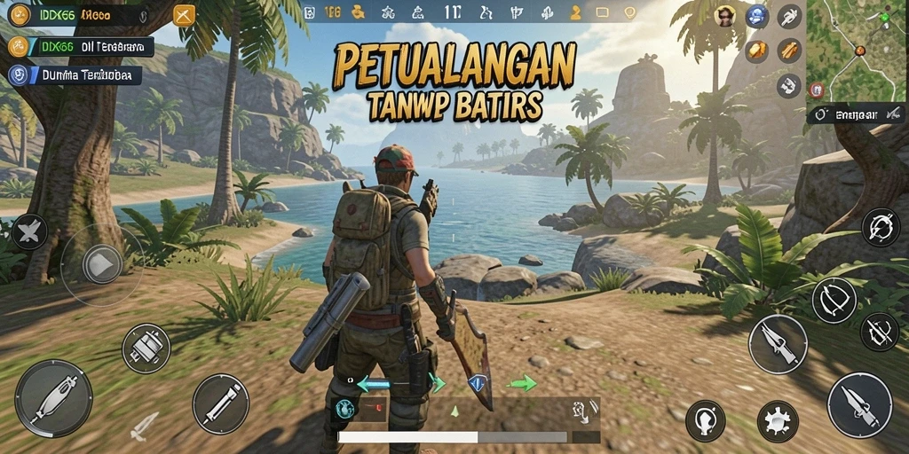 Tampilan gameplay menarik dari <strong>IDX66</strong> yang menunjukkan dunia terbuka.