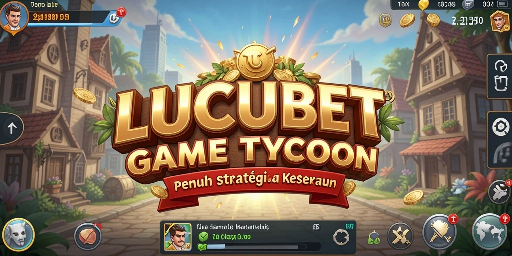 Screenshot gameplay LUCUBET yang menampilkan manajemen kasino yang seru.