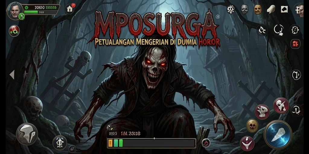 Tangkapan layar gameplay yang menunjukkan momen mencekam di MPOSURGA.