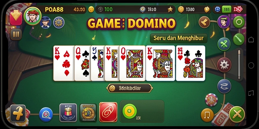 Gameplay Domino yang seru dan menantang di POA88.