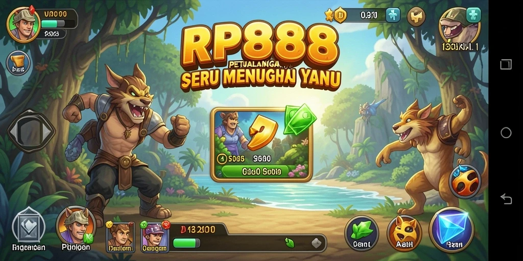 Tampilan gameplay RP888 yang mendebarkan dan grafis menakjubkan.