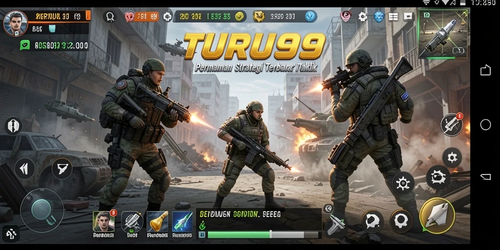 Tampilan permainan TURU99 yang penuh strategi dan taktik.